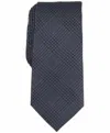 Alfani Men's Foxboro Plaid Tie In Black In Blue