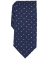 Alfani Men's Galway Slim Neat Tie In Navy In Blue