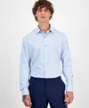 Alfani Men's Geo-print Dress Shirt, Exclusively At Macy's In Blue