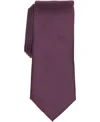 Alfani Men's Gilded Solid Slim Tie, Macy's Exclusive In Purple