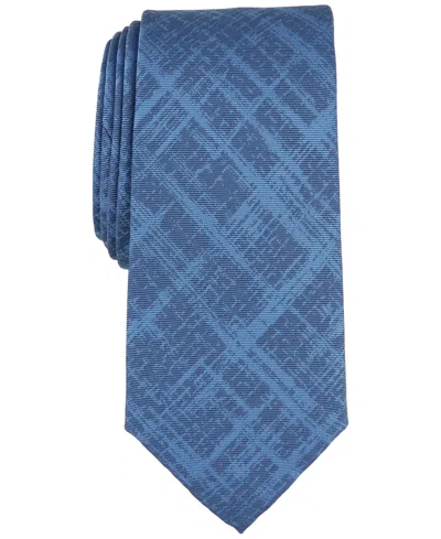 Alfani Men's Girard Abstract Tie, Created For Macy's In Navy