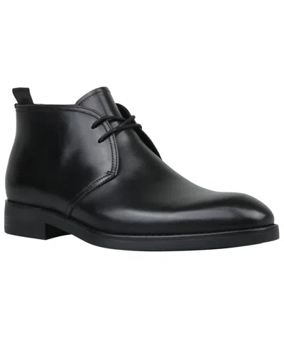 Alfani Men's Gradyy Leather Chukka Boots In Black