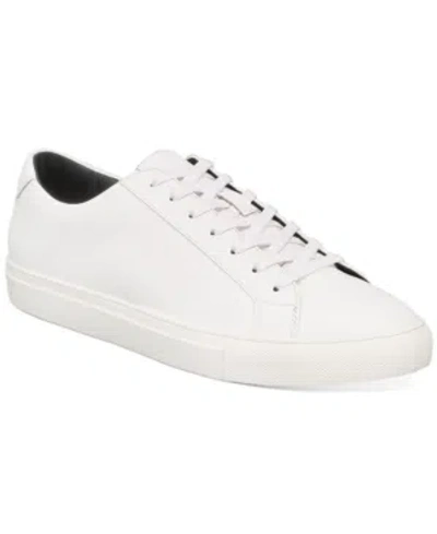 Alfani Men's Grayson Lace-up Sneakers, Created For Macy's In White