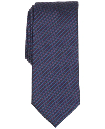 Alfani Men's Harborview Geometric Tie In Plum