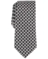 Alfani Men's Harper Dot-pattern Tie, Created For Macy's In Ecru