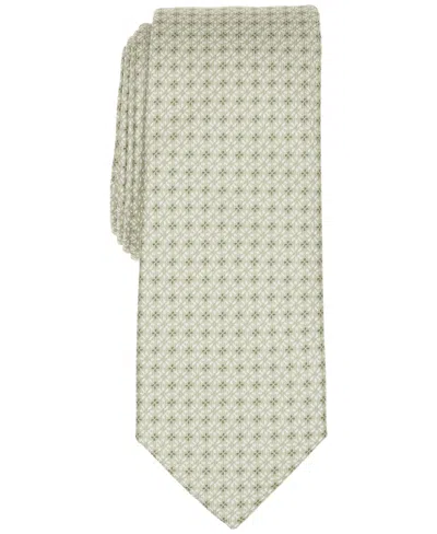 Alfani Men's Hulton Floral Pattern Slim Tie, Macy's Exclusive In Yellow