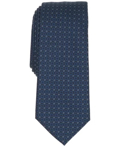 Alfani Men's Hulton Floral Pattern Slim Tie, Macy's Exclusive In Neutral