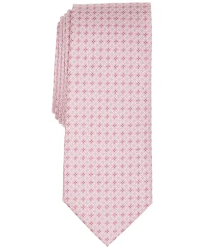 Alfani Men's Hulton Floral Pattern Slim Tie, Macy's Exclusive In Pink