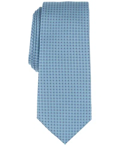 Alfani Men's Iseo Dot-pattern Tie, Exclusively At Macy's In Blue