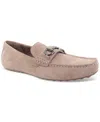Alfani Men's Jason Suede Slip-on Bit Drivers, Exclusively At Macy's In Elegant Taupe Suede