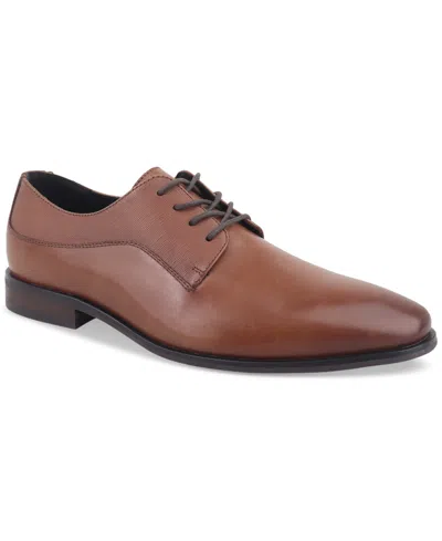Alfani Men's Jefferson Leather Dress Shoes, Exclusively At Macy's In Brown