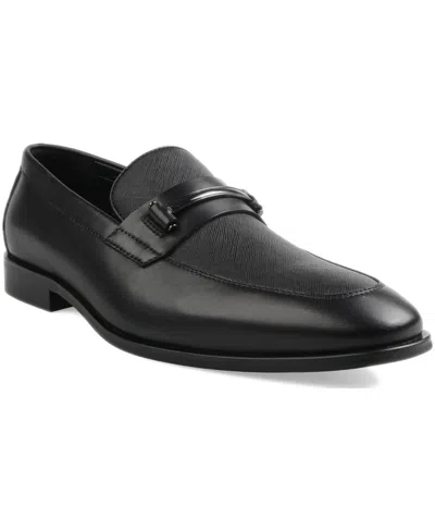 Alfani Men's Jennerr Genuine Leather Bit Slip On Loafers, Macy's Exclusive In Black