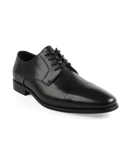 Alfani Men's Jovann Genuine Leather Lace Up Dress Shoes, Macy's Exclusive In Black