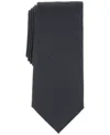 Alfani Men's Kenmore Geo-pattern Tie, Created For Macy's In Black