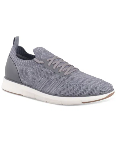 Alfani Men's Lambertt Knit Sneakers, Exclusively At Macy's In Storm Gray Knit