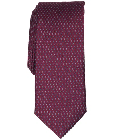 Alfani Men's Lester Neat Tie, Macy's Exclusive In Metallic