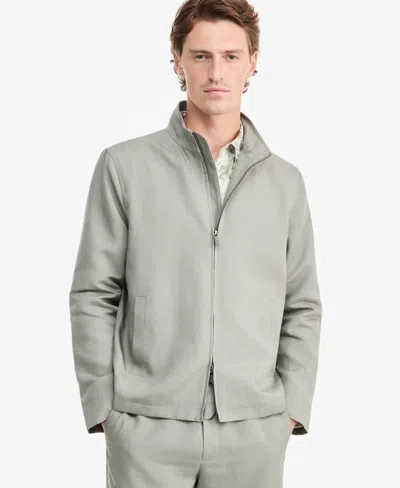 Alfani Men's Lightweight Bomber Jacket, Macy's Exclusive In Gray