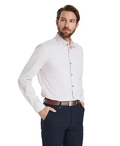 Alfani Men's Long-sleeve Solid Dress Shirt, Macy's Exclusive In Purple