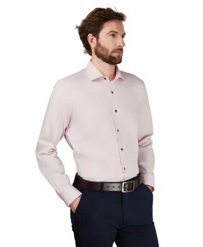 Alfani Men's Long-sleeve Solid Dress Shirt, Macy's Exclusive In Neutral