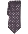 Alfani Men's Lovato Neat Tie, Macy's Exclusive In Burgundy