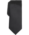 Alfani Men's Luster Mini Slim Tie, Macy's Exclusive In Black