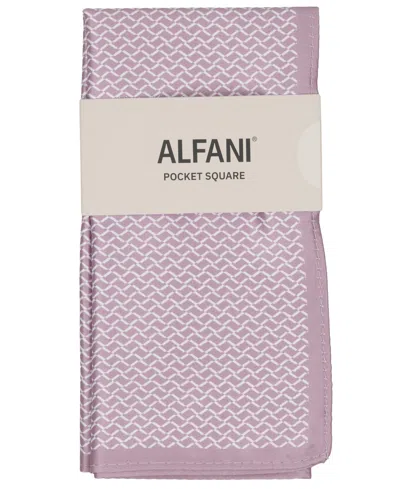 Alfani Men's Mason Geometric Pattern Pocket Square, Macy's Exclusive In Multi