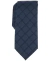 Alfani Men's May Grid Tie, Created For Macy's In Black
