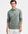 Alfani Men's Mercerized Polo Shirt, Created For Macy's In Green