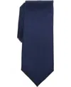 Alfani Men's Solid Texture Slim Tie, Created For Macy's In Blue