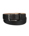 Alfani Men's Feathered Edge Dress Belt, Macy's Exclusive In Black