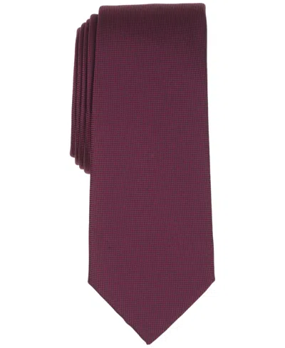 Alfani Men's Modern Solid Slim Tie, Macy's Exclusive In Gray