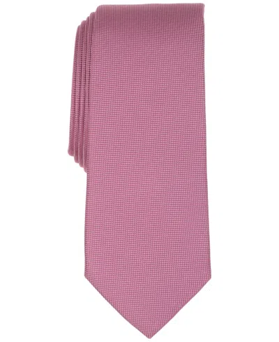 Alfani Men's Modern Solid Slim Tie, Macy's Exclusive In Metallic