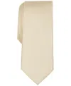 Alfani Men's Modern Solid Slim Tie, Macy's Exclusive In Neutral