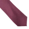 Alfani Men's Moore Houndstooth Tie In Red In Burgundy