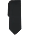 Alfani Men's Nebula Solid-pattern Tie, Macy's Exclusive In Black