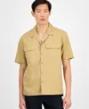 Alfani Men's Owen Pocket Shirt, Exclusively At Macy's In Gold