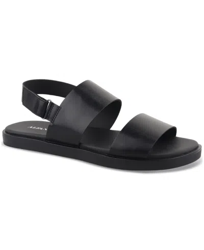 Alfani Men's Paolo Strap Sandals, Created For Macy's In Black