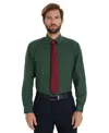 Alfani Men's Promo Solid Regular-fit Spread Collar Dress Shirt, Macy's Exclusive In Green