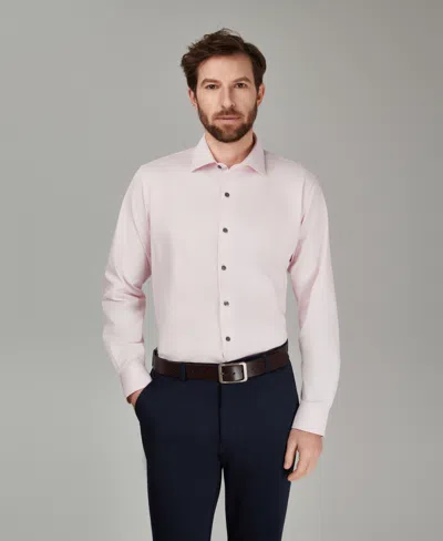 Alfani Men's Regular Fit Solid Dress Shirt, Macy's Exclusive In Pink