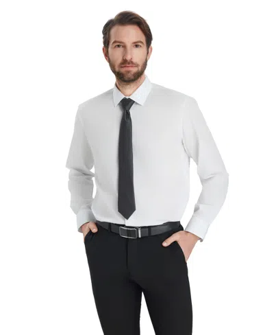 Alfani Men's Regular Fit Solid Dress Shirt, Macy's Exclusive In White