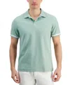 ALFANI MEN'S REGULAR-FIT TIPPED POLO SHIRT, CREATED FOR MACY'S