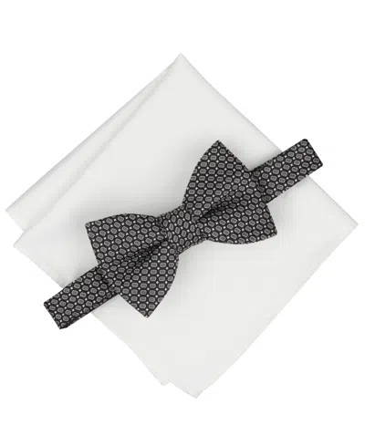 Alfani Men's Renato Geometric Bow Tie & Pocket Square, 2-piece Set, Macy's Exclusive In Multi