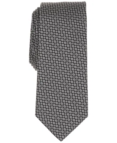Alfani Men's Renato Geometric Pattern Slim Tie, Macy's Exclusive In Multi