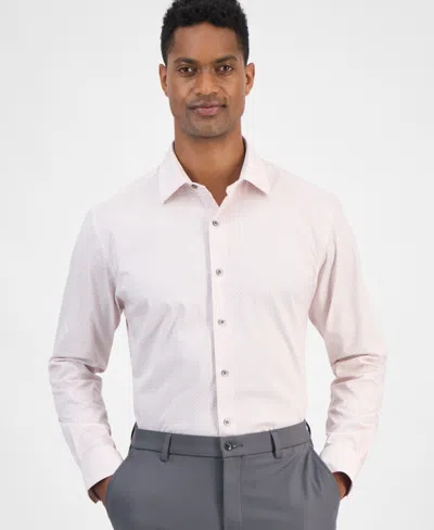 Alfani Men's Round Medallion Print Dress Shirt, Exclusively At Macy's