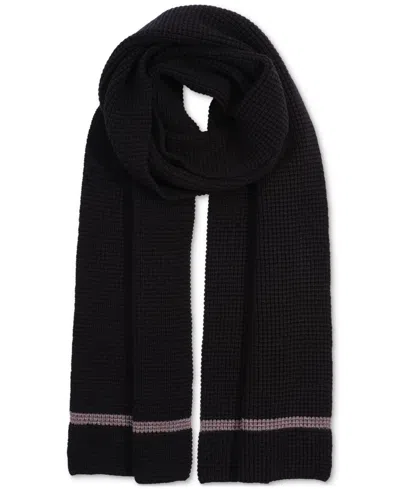 Alfani Men's Scarf, Created For Macy's In Black,grey