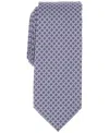 Alfani Men's Scutari Geo-pattern Tie, Exclusively At Macy's In Purple