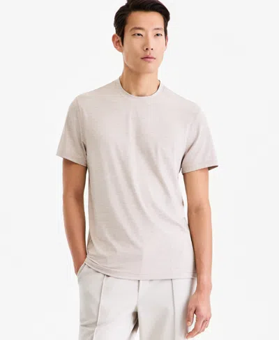 Alfani Men's Short-sleeve Performance T-shirt, Macy's Exclusive In Nude