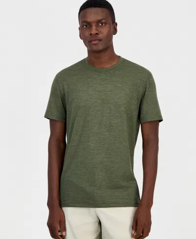 Alfani Men's Short-sleeve Performance T-shirt, Macy's Exclusive In Green