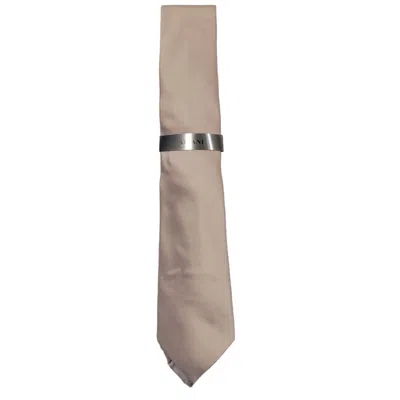 Alfani Men's Silk-blend Designer Tie In Blush In Gold