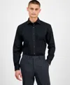 Alfani Men's Slim-fit Solid Tuxedo Shirt, Created For Macy's In Black